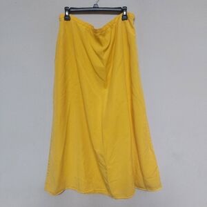 Women's Yellow Maxi Skirt